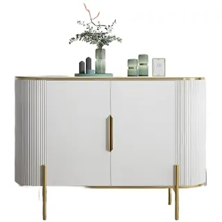 JVmoebel Sideboard Designer Sideboard Schrank Modern Wohnzimmer Kommoden Holz Neu (1 St., Sideboard), Made in Europa weiß