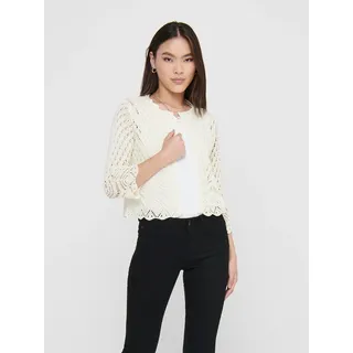 Jdy Jacqueline De Yong Damen, Jdysun 3/4 CROPPED CARDIGAN KNT Noos Strickjacke Eggnog, S EU
