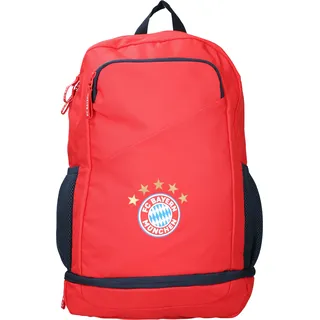 FC Bayern Schulrucksack Logo rot - Rot