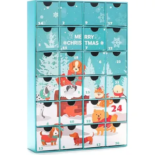 Hunde Adventskalender zum Befüllen DIY 2021