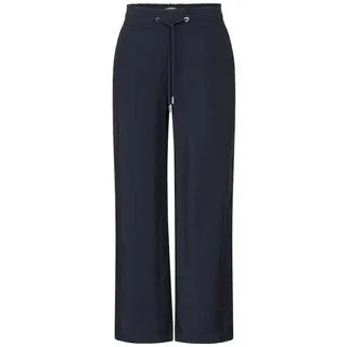 STREET ONE Damen A377878 Cupro Wide Leg Hose, deep Blue, 34W x 30L - 34W / 30L