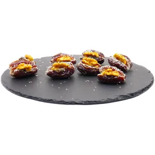 Königsdatteln MEDJOOL Datteln Jumbo gefüllt mit Walnusskerne und Kokospulver 1000g | 100g/250g/500g/1kg | ungeschwefelt und ohne Zusätze | Trockenfrüchte | Trockenobst