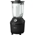 PHILIPS HR2291/41 3000 Series Edelstahlklinge, 2 Stufen mit Impulsfunktion, Standmixer Schwarz (600 Watt, l)