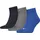 Socken Quarter Plain 3P 3 Paar Blau 43-46