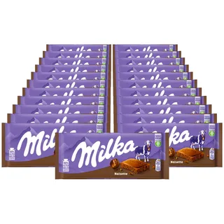 Milka Tafelschokolade Noisette 100 g, 23er Pack