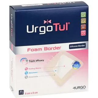 Urgo Urgotül Foam Border 8x8 cm Verband