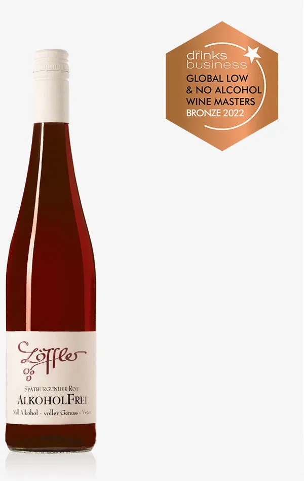 NULL ALKOHOL ROT: alkoholfreier Spätburgunder Rotwein von Löffler