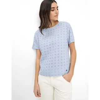 Brax Style CAELEN S Allover Embroidery T-Shirt - 42