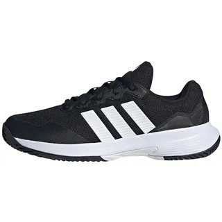 adidas Gamecourt 2 Black/White/Silver Met. 42