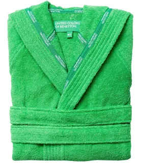 BENETTON | Bademantel M/L, 100% | Baumwolle, 360 g/m2, in Grün