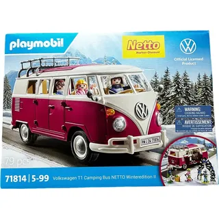 Playmobil Volkswagen T1 Camping Bus Winter Edition II 71814