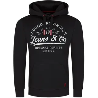 Riverso RIVArmin Kapuzenpullover Schwarz 3XL