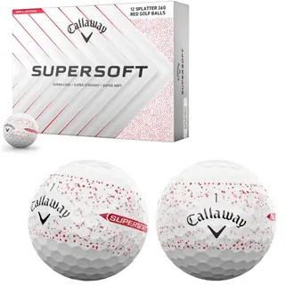 Callaway Supersoft Splatter 360 weiss/rot