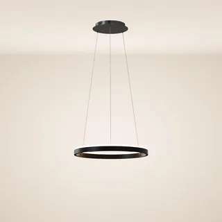s.luce LED Ring Pendelleuchte rund Direkt oder Indirekt Schwarz, / Ø 40cm