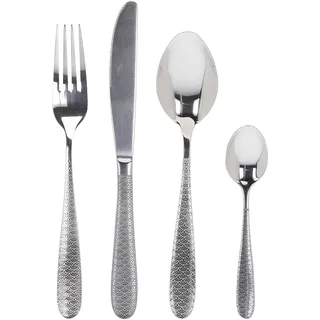 Tognana Orientale,Servierservice 24 Besteck, Stahl 18/0, Silber