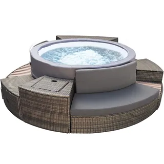 NETSPA Vita Premium - Möbel 5 Teile) - Semi-rigid spa - Rund