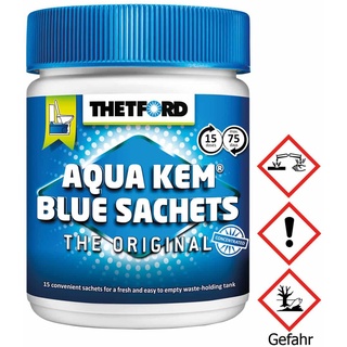 THETFORD Aqua Kem Blue Sachets 15 Sachets