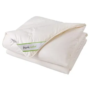 franknatur Ganzjahresdecke 135x200 Bettdecke Lyocell Bio Baumwolle Mono Decke Ganzjahr