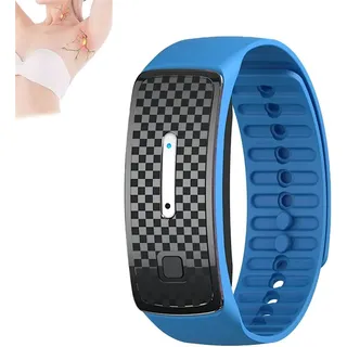 Matteo Ultraschall-Körperform-Armband, Lymphdrainage, magnetisches Armband, magnetisches Lymph-Detox-Drainagearmband für alle Männer und Frauen (blau)