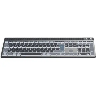 Hama WK-750 Tastatur kabellos grau