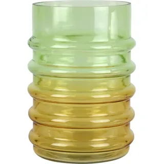 Furnaro Glasvase, Grün, Glas, 20 cm, Dekoration, Vasen, Glasvasen