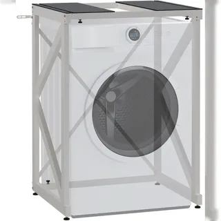 CLP Waschmaschinenregal Caleb weiß