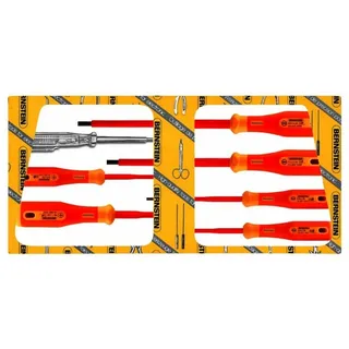 Bernstein Tools for Electronics 14-650-VDE VDE Schraubendreher-Set 7teilig Schlitz, Kreuzschlitz Pozidriv