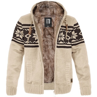 bw-online-shop Norweger Strickjacke Taylor beige, Größe XL