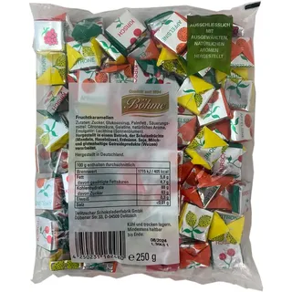 Böhme Fruchtkaramellen Kaubonbons 92 St./ 250,0 g