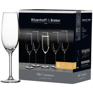 Ritzenhoff & Breker Vio Sektglas 0,21 l 6er Set
