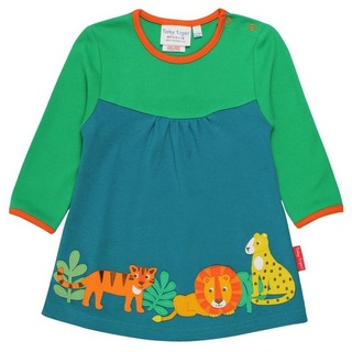 Toby Tiger Kleid mit Raubkatzen Applikation in grün | Gr.: 116