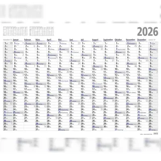 Adina 2026 ADINA Plakatkalender Wandkalender A0 119x84cm Lieferung: gefaltet