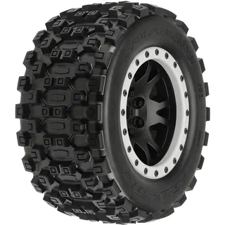 1/5 Badlands MX43 Pro-Loc F/R X-MAXX MTD 24mm Blk/Gry Impulse (2)