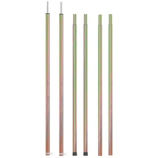 vidaXL Teleskop-Zeltstangen 170-255 cm 2 Stk. Verzinkter Stahl