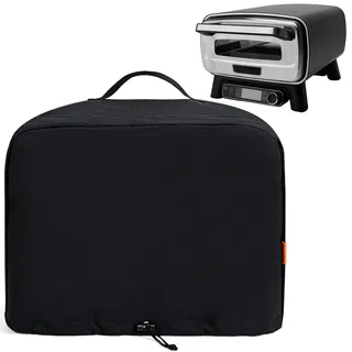 Wasserdichte Abdeckung für Ninja Pizzaofen MO201, UV-beständig, winddichtes Zubehör für Ninja Artisan Outdoor-Pizzaofen, Netzkabel-Aufbewahrungstasche, verstellbare Kordelzüge und elastische Bänder