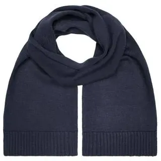 Melange Scarf Basic Eleganter Strickschal aus Melange-Garnen blau, Gr. one size