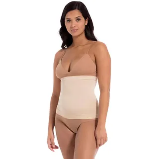 MAGIC Bodyfashion Corsage Waistnipper Silikonabschlüsse oben und unten verhindern ein Einrollen beige S