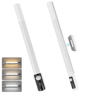 OWill 38CM Unterschrank beleuchtung küche 2000mAh,licht mit bewegungsmelder,schrankbeleuchtung kabellos,LED Lichtleiste mit akku,led bewegungsmelder innen für schrank,kleiderschrank,unterschrank,RV