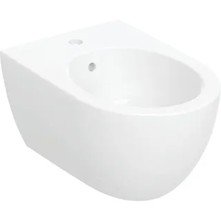 Geberit Acanto Wand-Bidet, geschlossene Form, für Einlocharmaturen, 502.825.00.1, Farbe: weiß