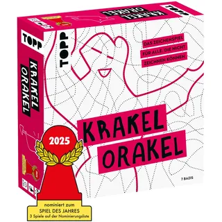 Frechverlag Krakel-Orakel - Das Zeichenspiel für alle, die nicht zeichnen können. Nominiert zum Spiel des Jahres 2025 von 7 Bazis/ Bazis | frechverlag GmbH | Spiel