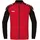 Polyesterjacke Kinder rot/schwarz 116
