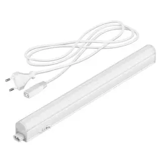 ledscom.de LED Unterbauleuchte RIGEL, Farbtemperatur einstellbar, Stecker, 26cm, 4,4 W, 395lm, warmweiß/weiß