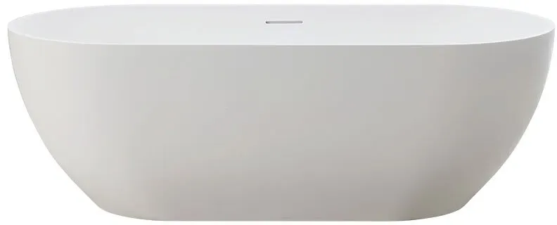 Schröder Ovalwanne Golem O 170 S 169,5x80,5x44,5/56 cm cremeweiß matt