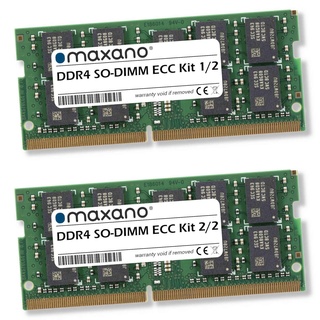 Maxano 64GB Kit 2X 32GB RAM kompatibel mit Synology DiskStation DS723+ (PC4-21300 SO-DIMM ECC Arbeitsspeicher)