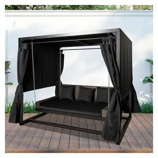 purehaven Hollywoodschaukel für 4 Personen 236x180x210 cm