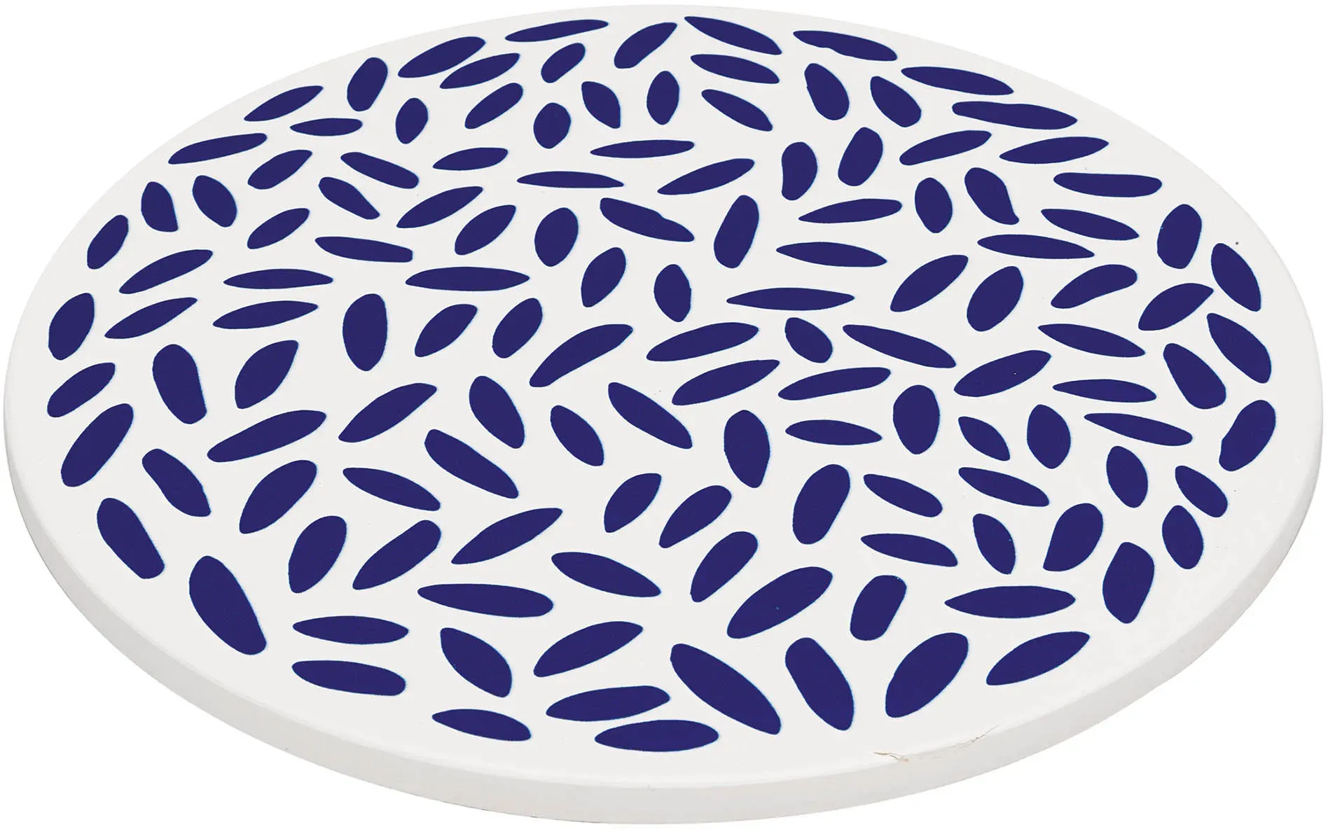 ZASSENHAUS Untersetzer NORDIC DROPS rund 20 cm Keramik mit Kork-Unterseite
