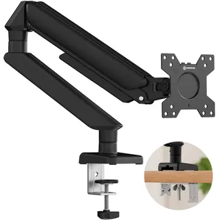 ONKRON Monitor 13-32 Zoll bis 8 kg, Neigbar-schwenkbar, mit Drehfunktion, Schwarz
