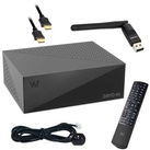 VU+ ZERO 4K 1x DVB-S2X Multistream Tuner Linux SAT Receiver CI Set-Top-Box UHD 2160p + PremiumX Wi-Fi Stick Mega 150Mbit/s