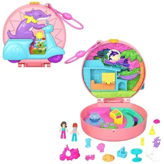 Mattel Polly Pocket Adventure Moped Schatulle