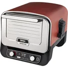 Ninja Woodfire Outdoor-Ofen, 8-in-1 Pizzaofen, Hochtemperatur-Bräter & BBQ-Smoker mit Bratrost, Pro-Heat Tablett, Pizzastein, Holzpellets & Schaufel, Elektrisch, 6 Pizza-Einstellungen, Burnt Orange OO101EU